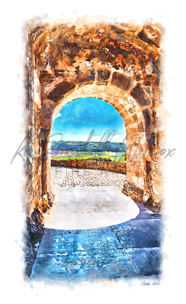 Portão De Entrada   Castelo De Óbidos   Óbidos, Porugal Art | K. Randall Wilcox Fine Art