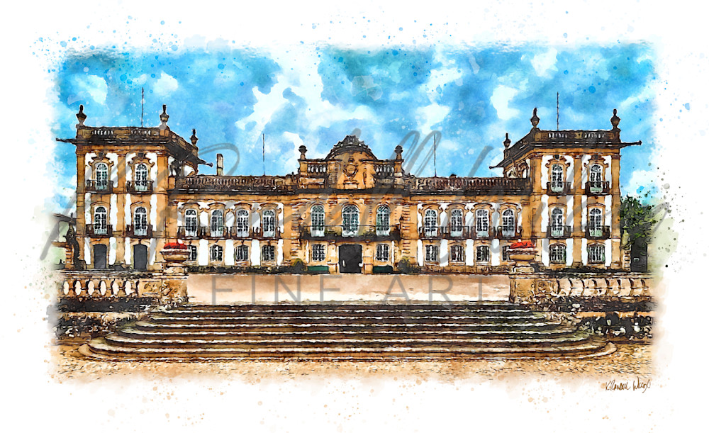 Brejoeira Palace   Pinheiros, Portugal Art | K. Randall Wilcox Fine Art