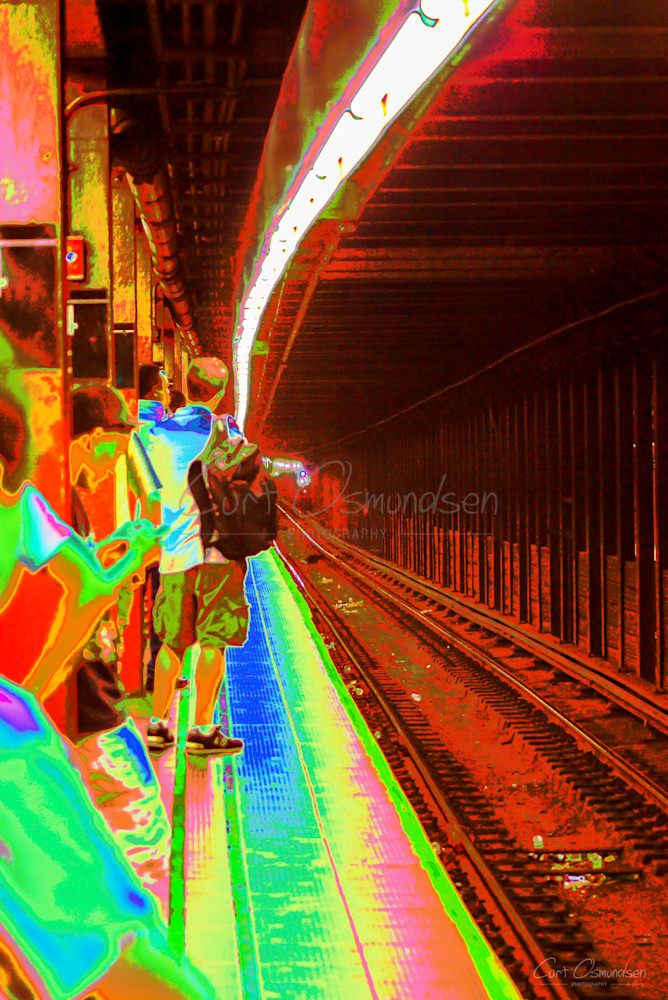 Neon Nyc Subway Photography Art | Curt Osmundsen Photography