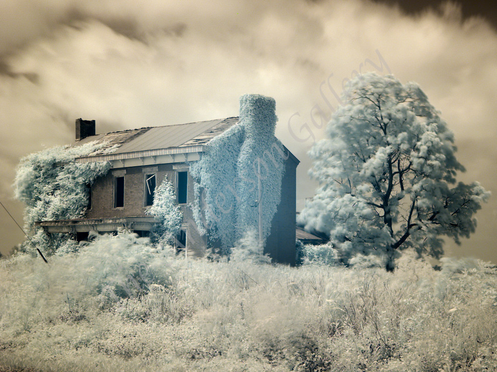 Infrared Colorized Old Kentucky Home Photography Art | theandersongallery