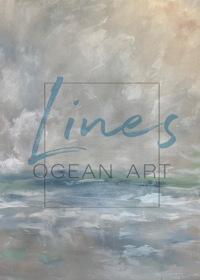 Quiet Time Art | Lines Ocean Art