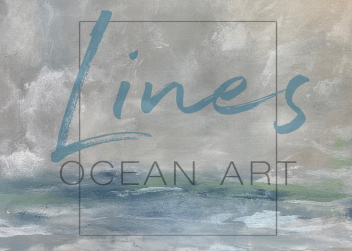 Quiet Time Art | Lines Ocean Art
