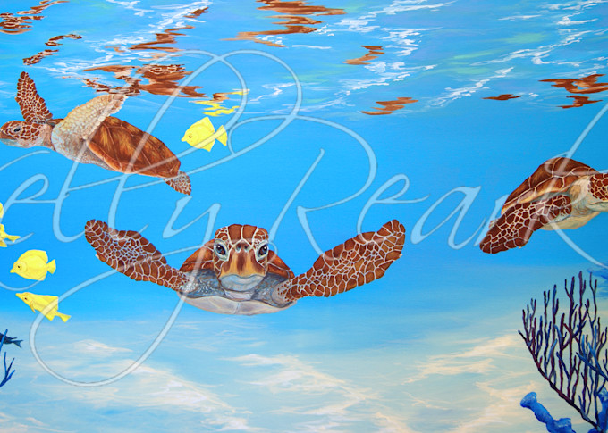 Turtle Reef artwork painted by Kelly Reark