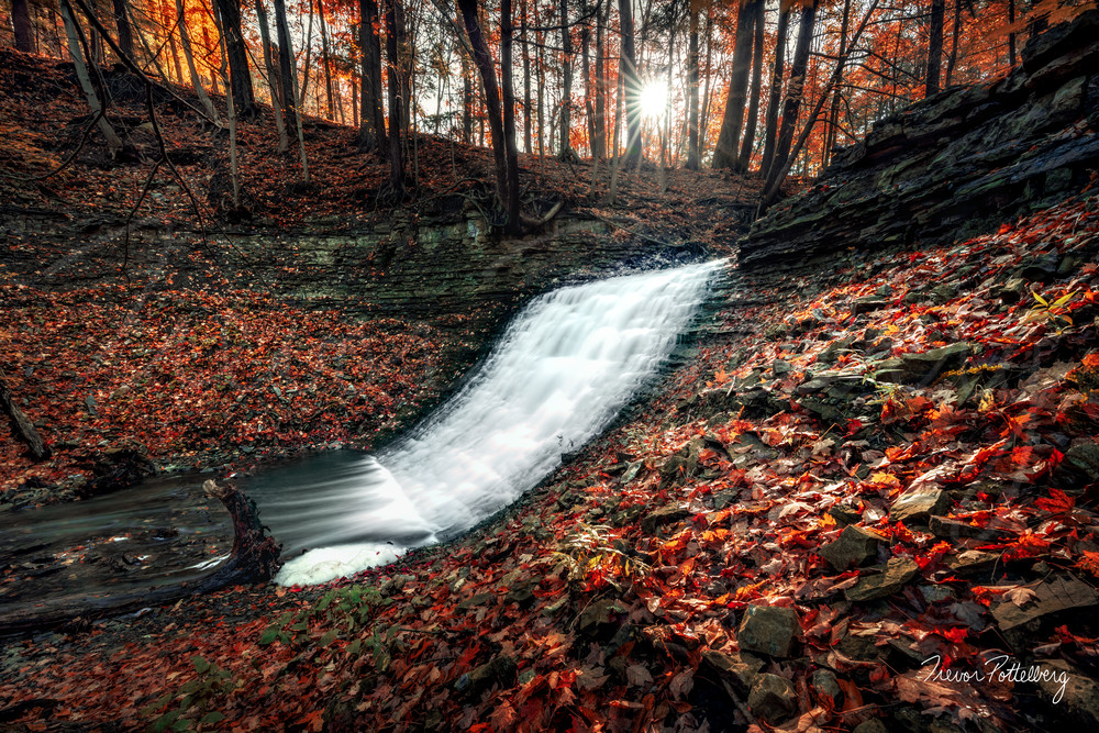 Washboard Falls Photography Art Trevor Pottelberg Photography