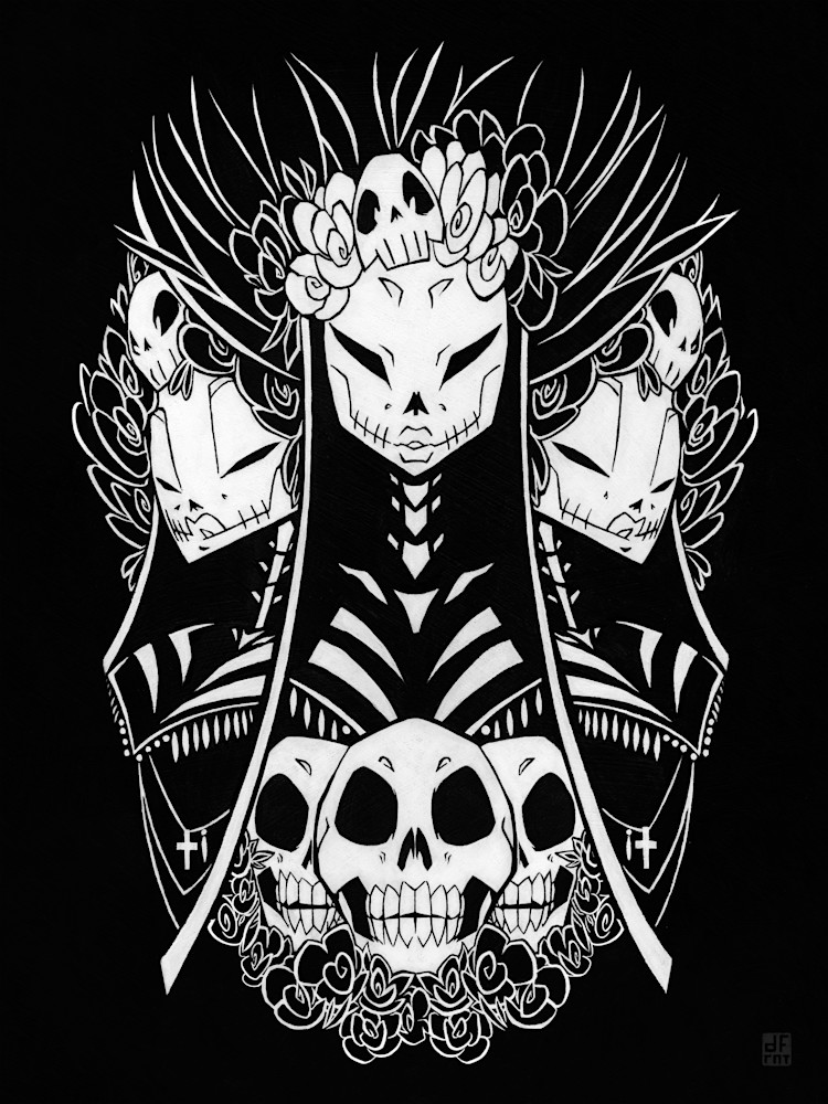 CATRINAS illustration by dfrnt