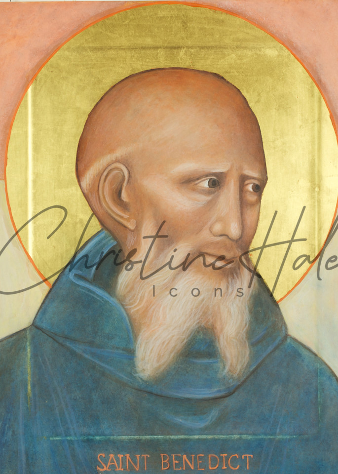 Saint Benedict Icon