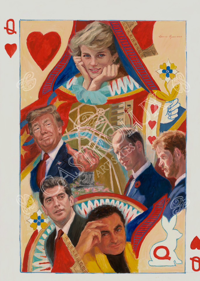Trump Card | Queen of Hearts by Donna Ayers Vorbach