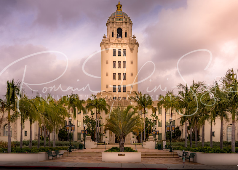 Beverly Hills City Hall Sunset Photography Art | RHS Gallery