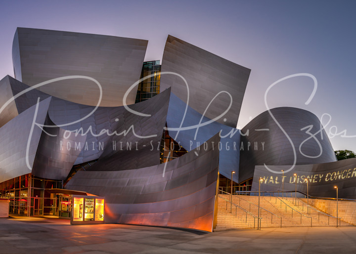 Walt Disney Concert Hall Sunset Photography Art | RHS Gallery
