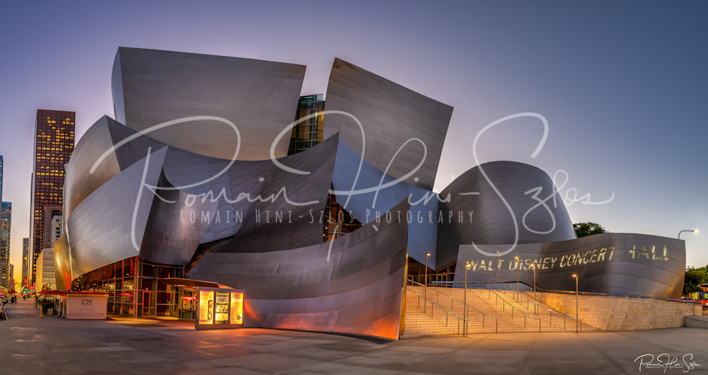 Walt Disney Concert Hall Sunset Photography Art | RHS Gallery
