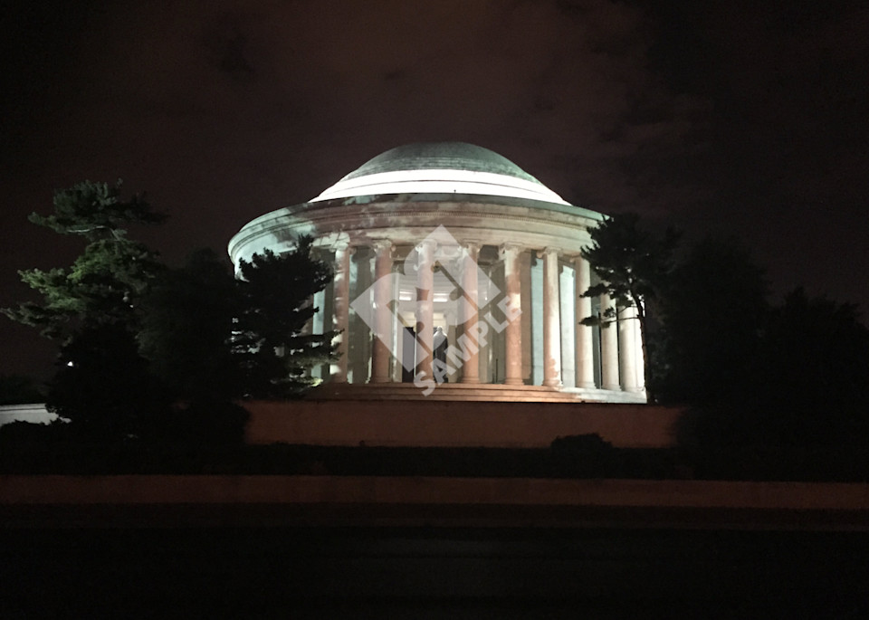 Jefferson Memorial Art | BBrom ART
