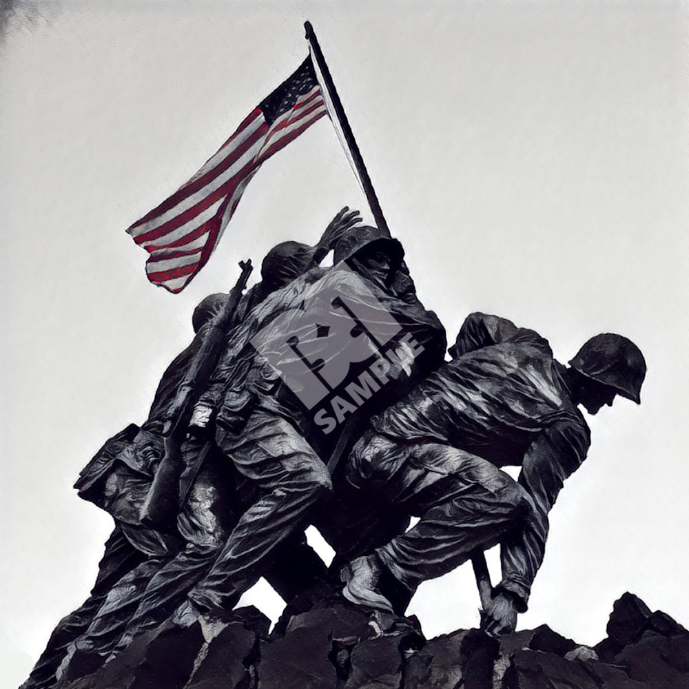 Iwo Jima Memorial Art | BBrom ART