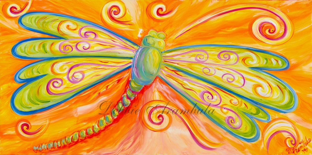 Dragonfly Dreams Throw Pillows Art | Heartworks Studio Inc