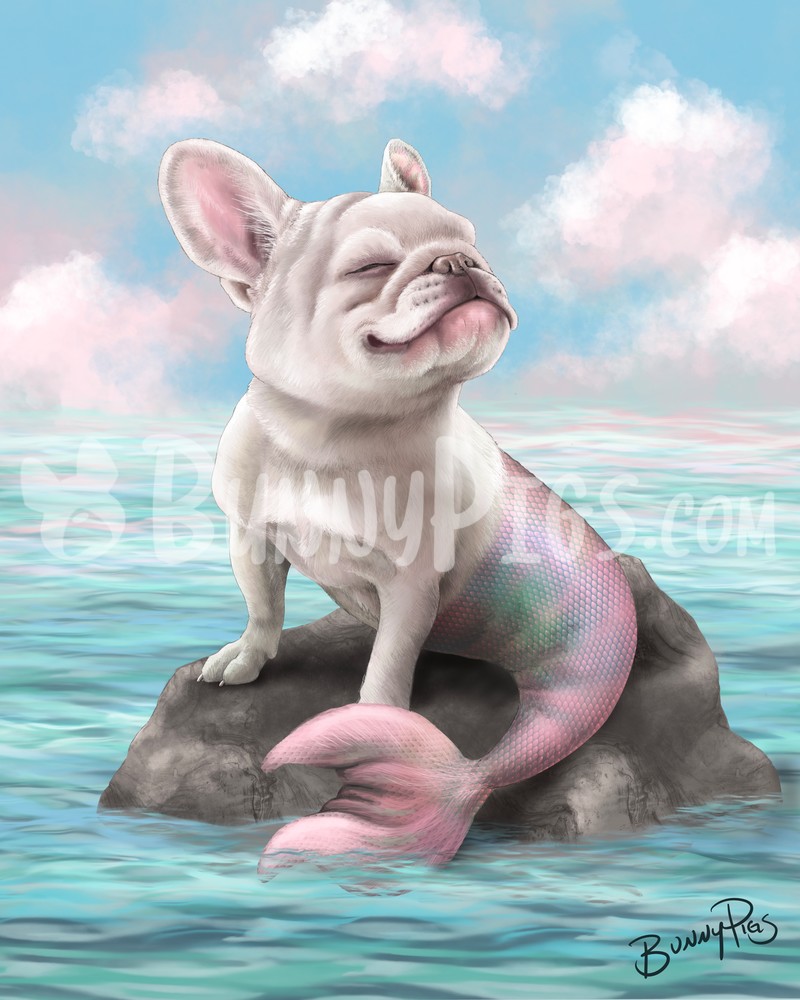 The Mer Dog Art | BunnyPigs
