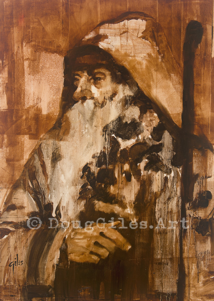 Moses: The Day Before The Burning Bush Art | Doug Giles Art, LLC