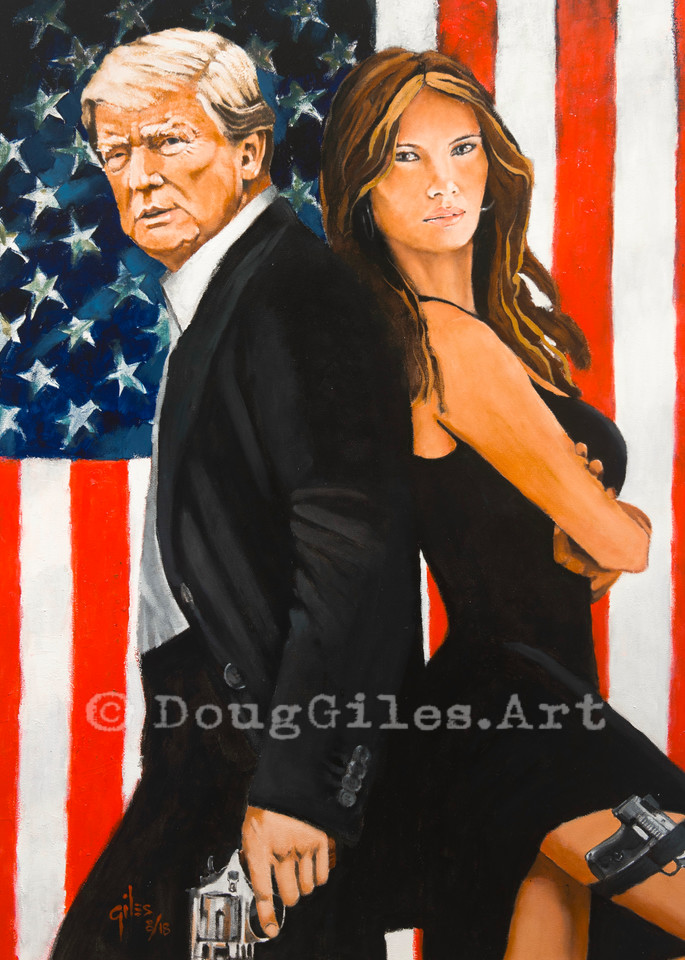 Mr And Mrs Trump Art | Doug Giles Art, LLC
