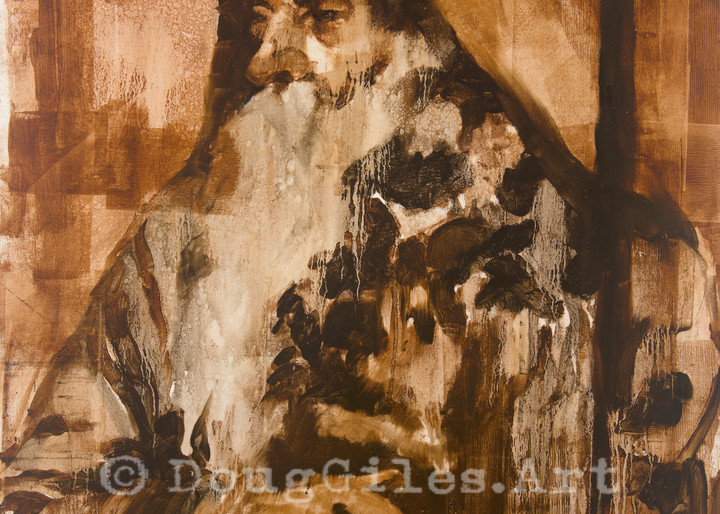 Moses: The Day Before The Burning Bush Art | Doug Giles Art, LLC