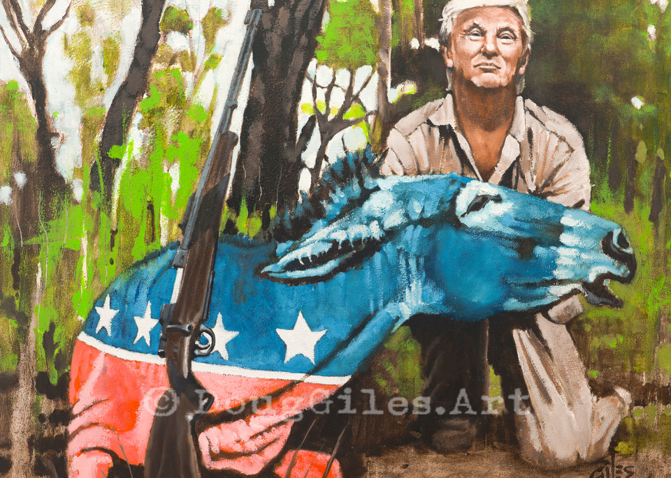 Trump On Safari Art | Doug Giles Art, LLC