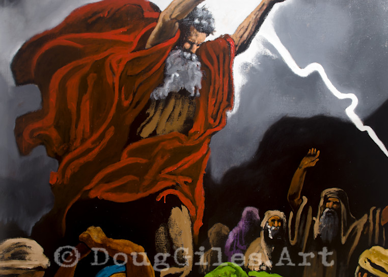 Moses: Righteous Rage Art | Doug Giles Art, LLC