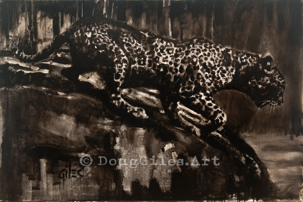 Raw Africa   Leopard Art | Doug Giles Art, LLC