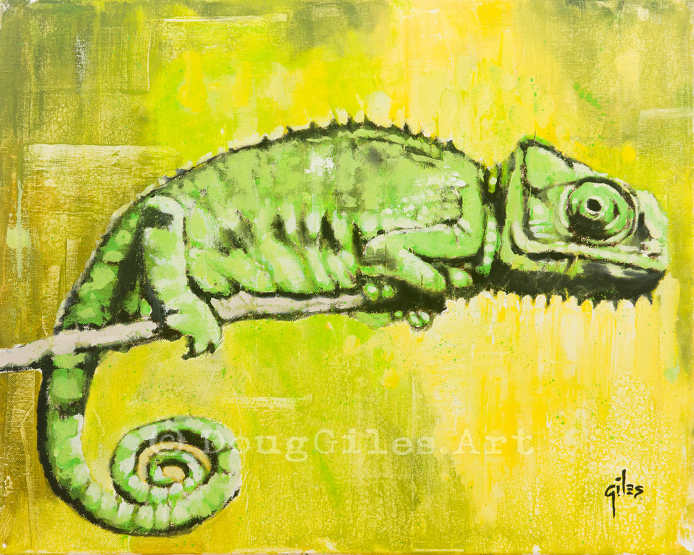 Chameleon Art | Doug Giles Art, LLC