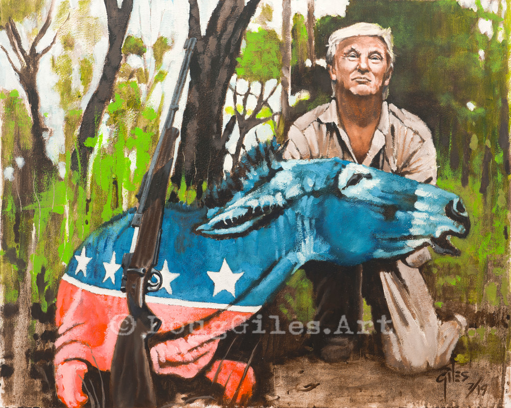 Trump On Safari Art | Doug Giles Art, LLC