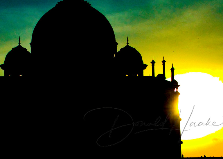 Taj Mahal At Sunset Photography Art | Donald Haake Photography