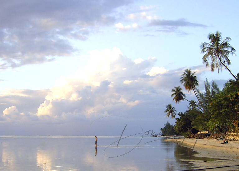 Moorea sunset, Moorea Islans, Tahiti