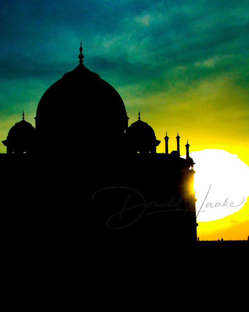 Taj Mahal At Sunset Photography Art | Donald Haake Photography