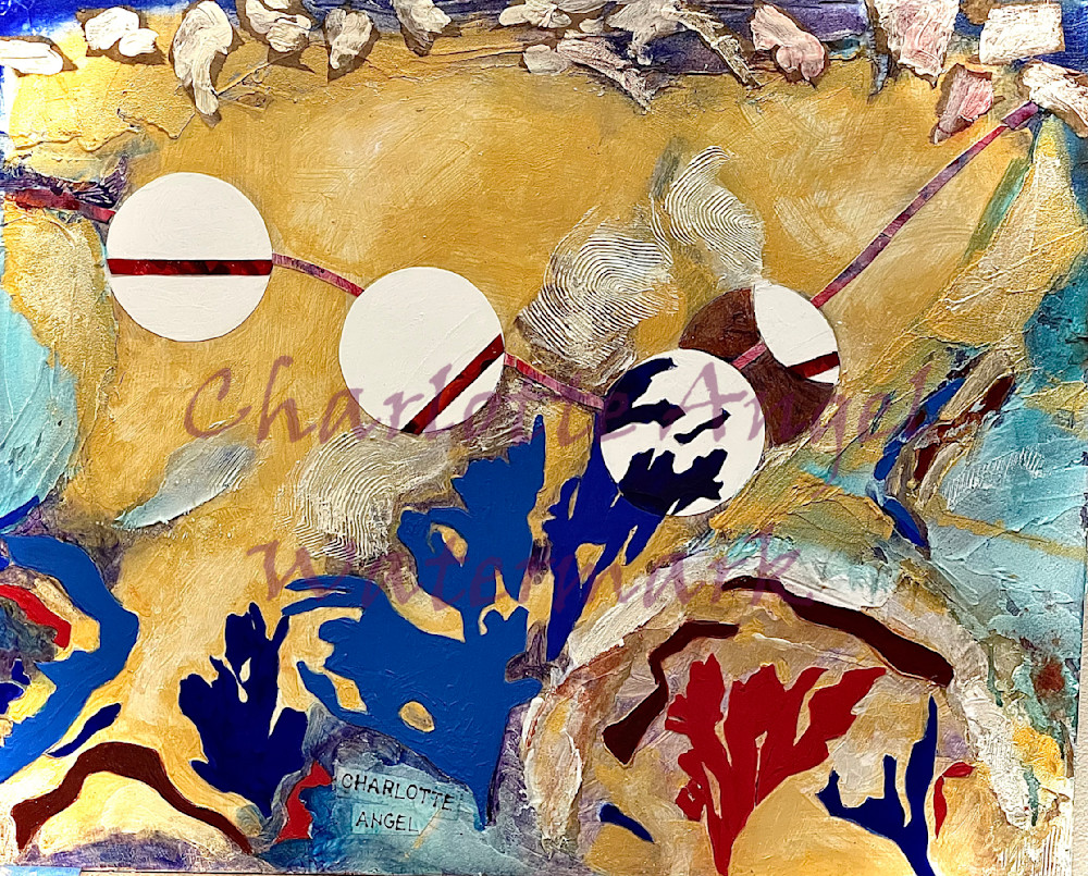 Afterglow Of Golden Illusion Art | Charlotte Angel Artist, Inc.