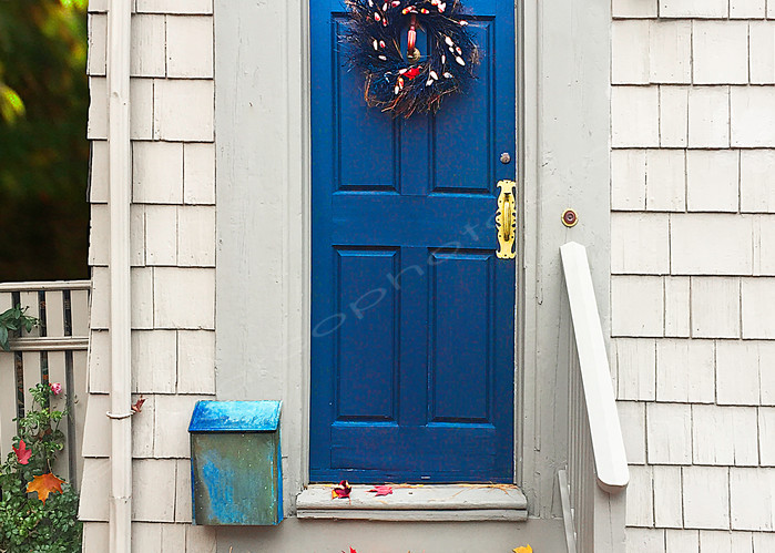 Blue Door in October