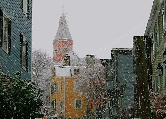 Snowy Abbot Hall