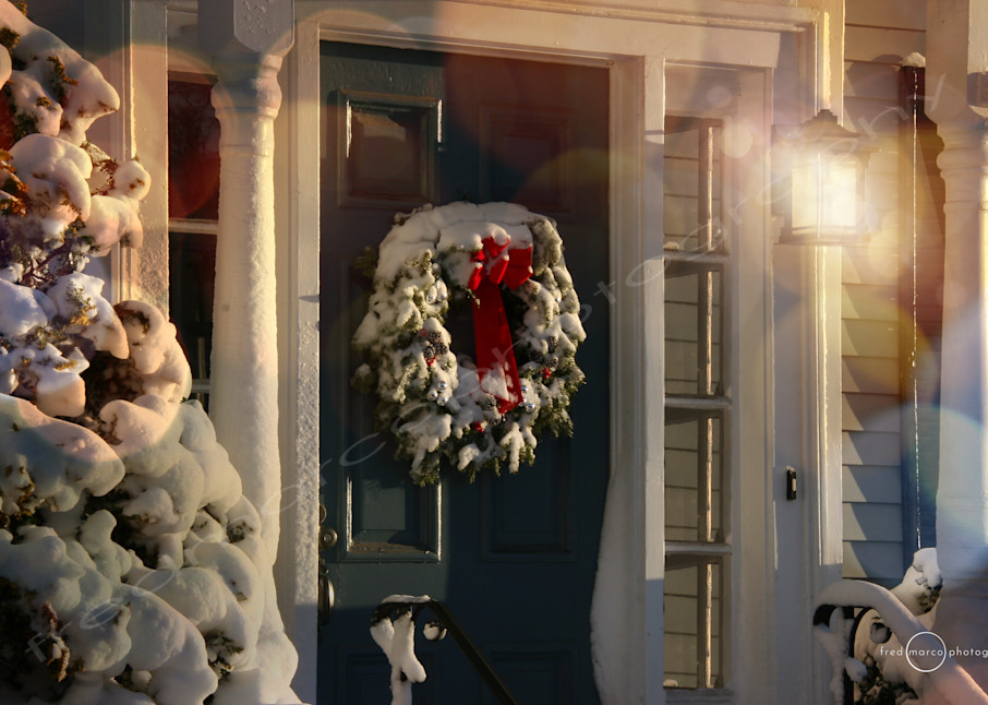Decked for the holidays in Marblehead, MA.