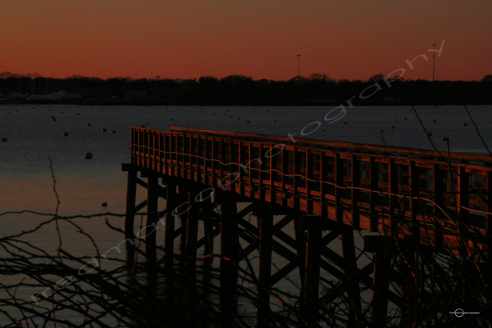 Sunset on Stranski Dock