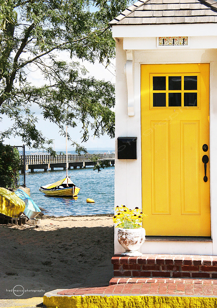 Yellow Door and Boat