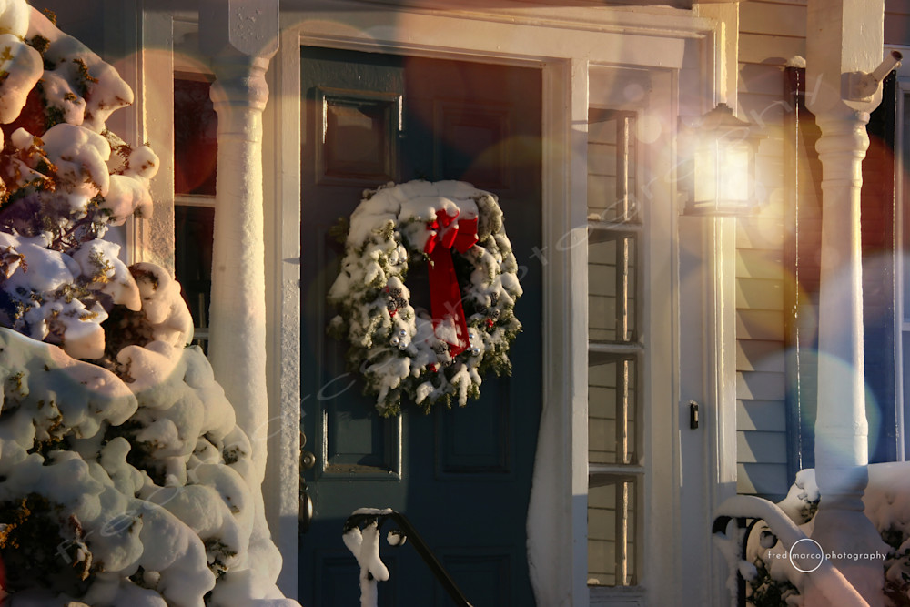 Decked for the holidays in Marblehead, MA.