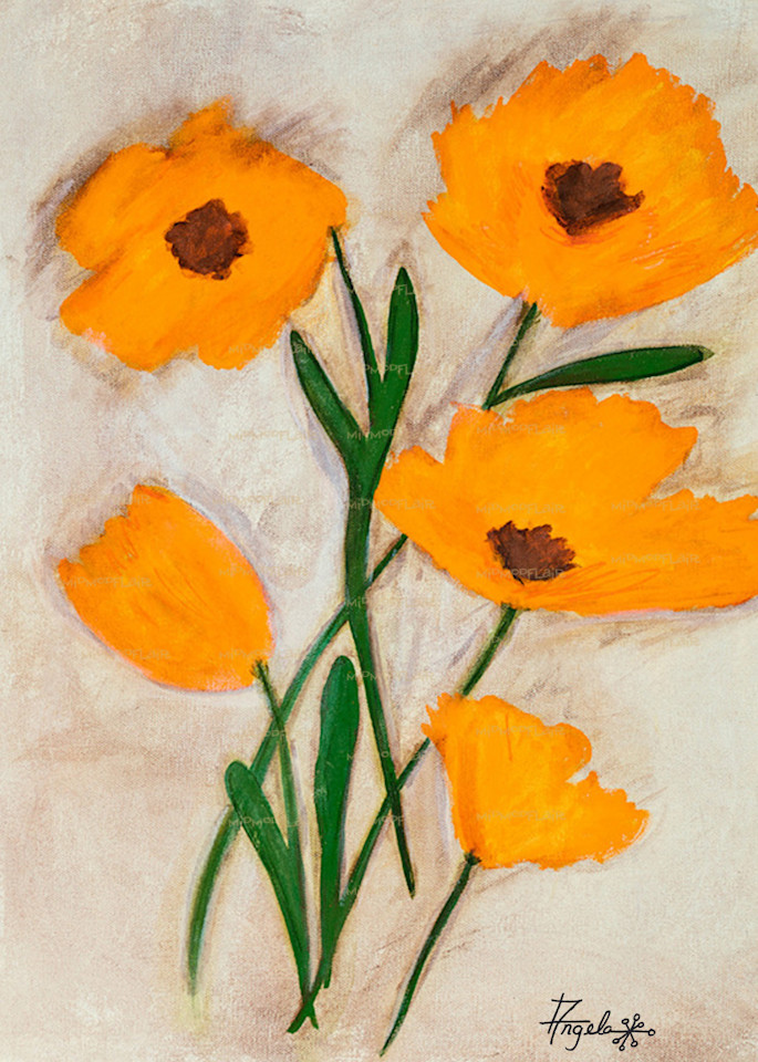 Precious Poppies Art | MidModFlair