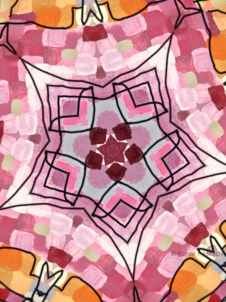 Pink Pinwheel Art | karenihirsch