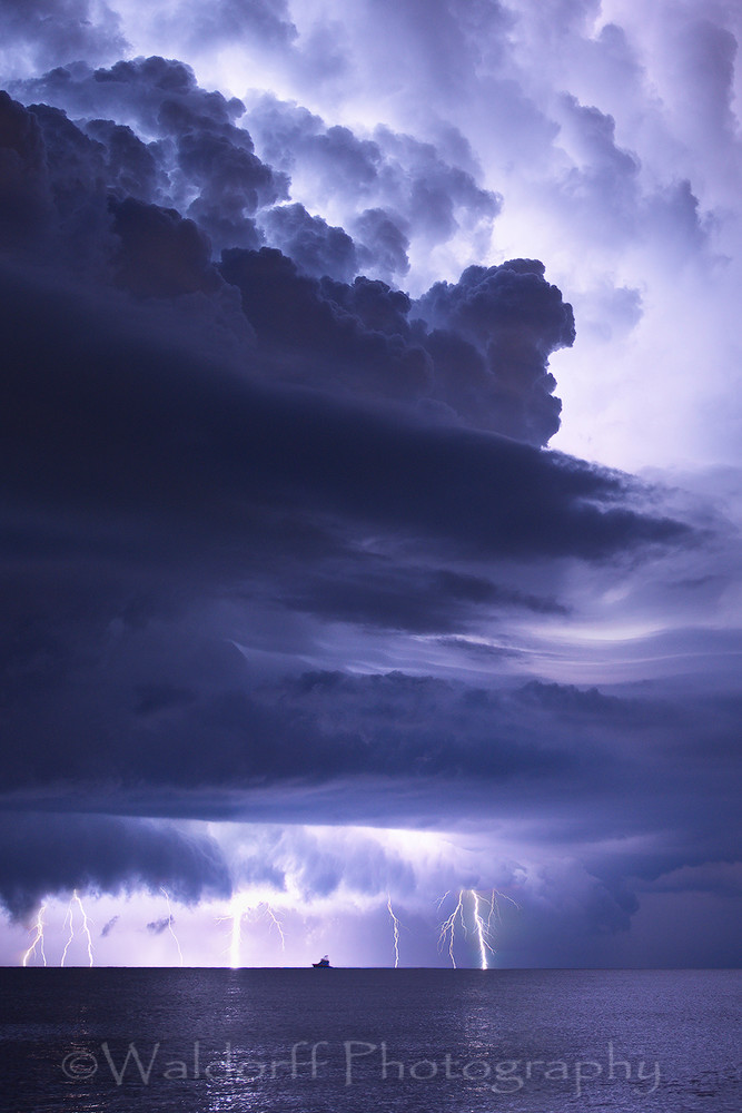 Beautiful summer storms near Navarre Beach along the Emerald Coast of Florida | Fine Art Prints on Canvas, Paper, Metal, & More | Waldorff Photography