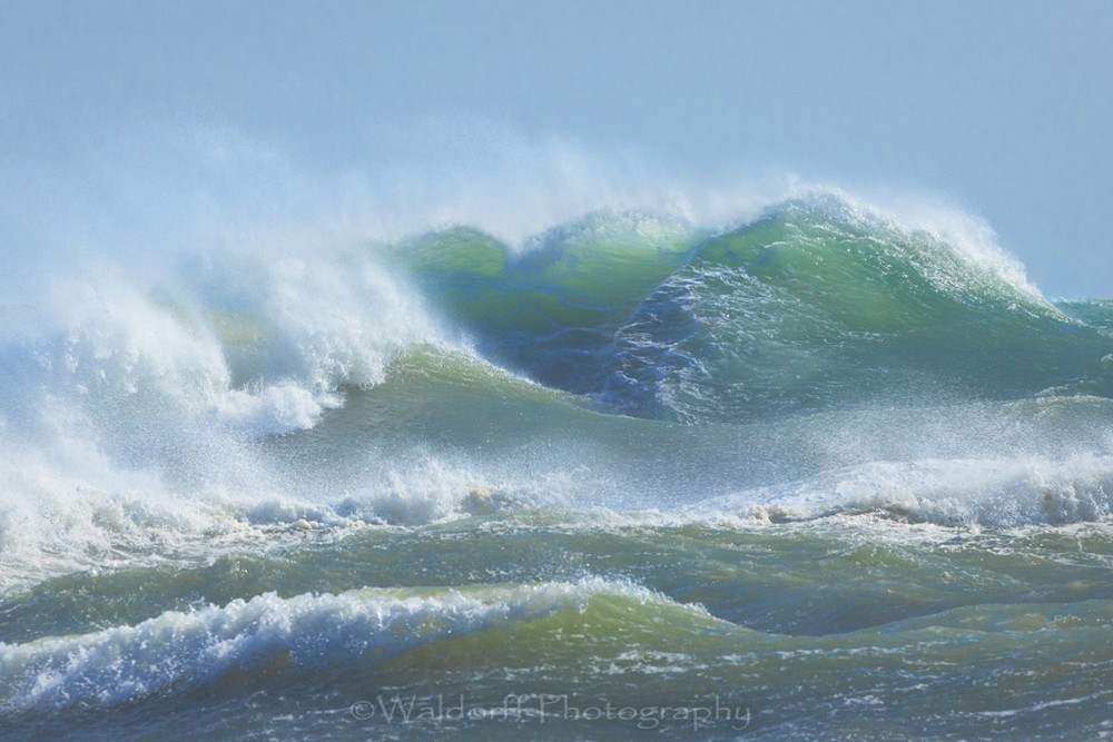 Converging Waves | Gulf Islands National Seashore, Florida  | Fine Art Landscape Photography on Canvas, Paper, Metal, Acrylic | Photography by Jeff Waldorff