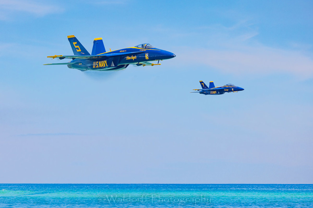 2024 Blue Angels #2 | Pensacola Beach, Florida | Fine Art Landscape Photography on Canvas, Paper, Metal, Acrylic | Photography by Jeff Waldorff