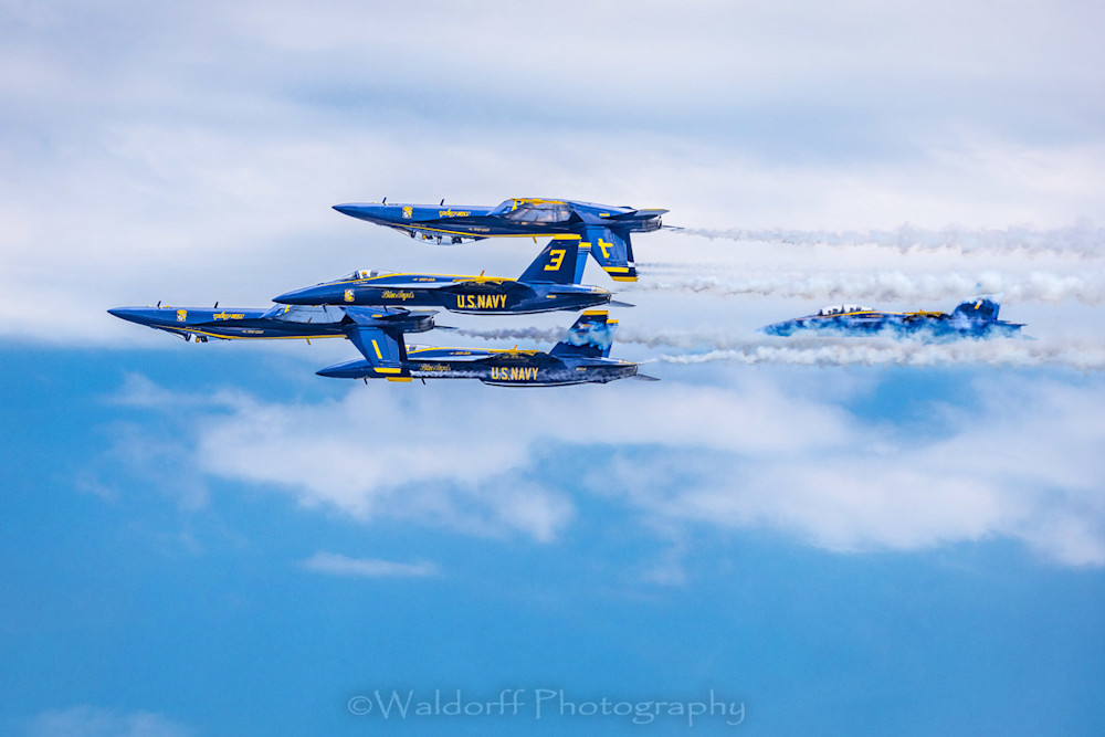 2024 Blue Angels #5 | Pensacola Beach, Florida | Fine Art Landscape Photography on Canvas, Paper, Metal, Acrylic | Photography by Jeff Waldorff