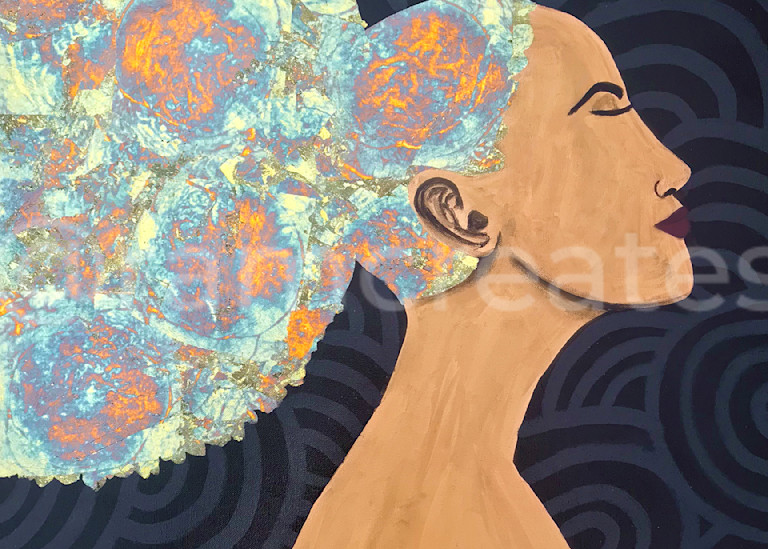 Celestial Afro Queen Art | RAM Creates LLC