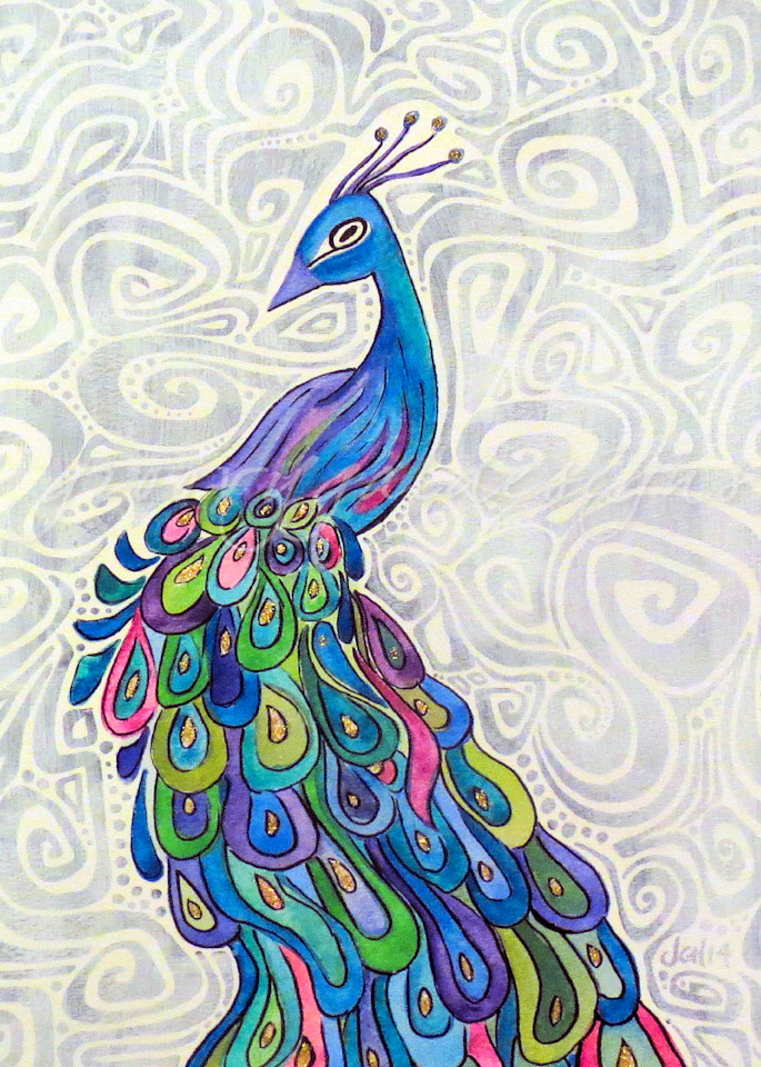 Groovy Peacock Art For Sale