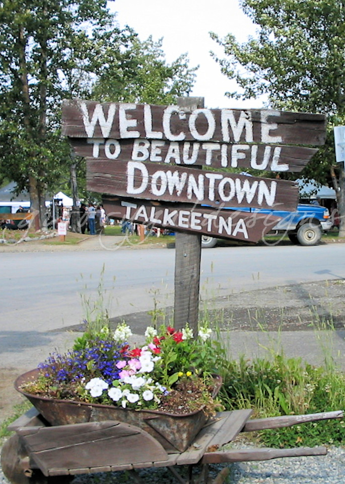 Welcome To Talkeetna Photograph Art For Sale