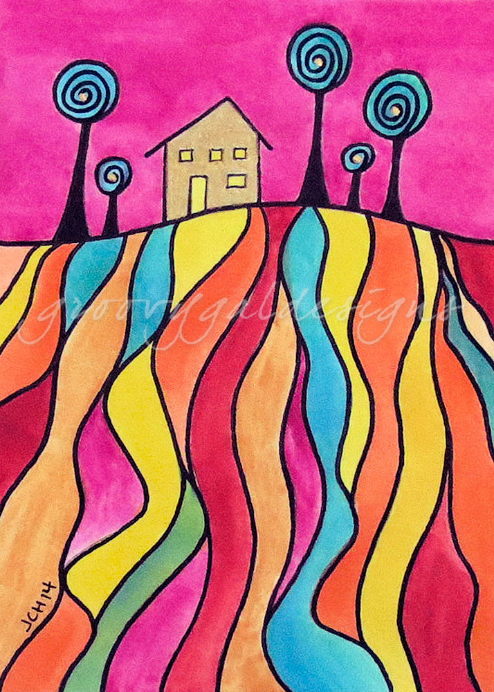 House On The Hill Two Art For Sale