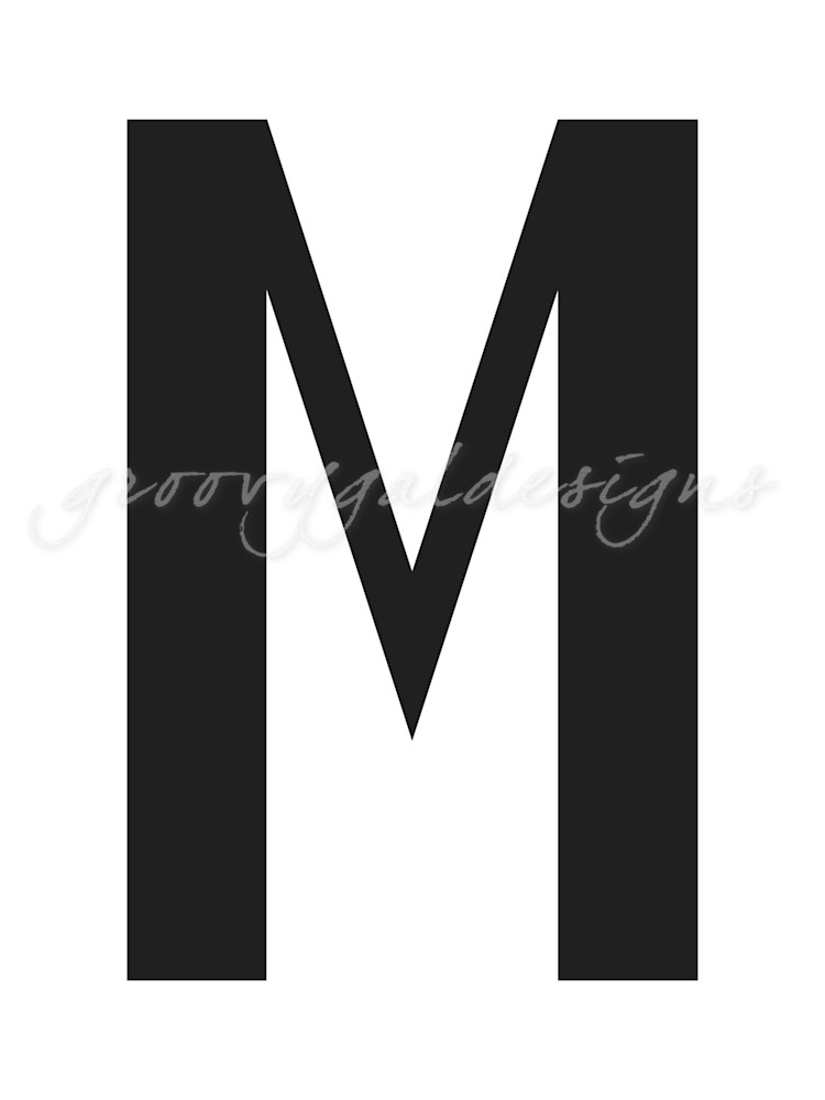 Boogie Nights Letter M Art For Sale 