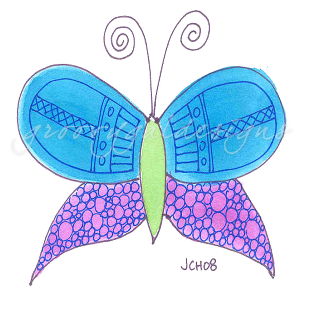 Butterfly In Blue Art For Sale