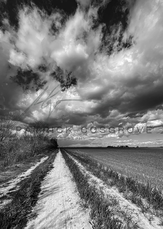 Long Path Beneath Clouds Art | Patrick Cosgrove Art and Photography