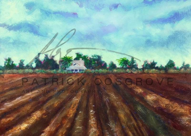 Farmhouse From North Davis Channel Art | Patrick Cosgrove Art and Photography